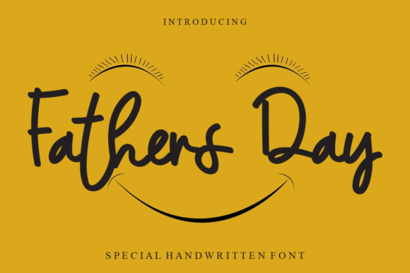 Fathers Day Font Poster 1