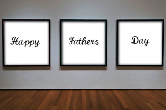 Fathers Day Font Poster 3