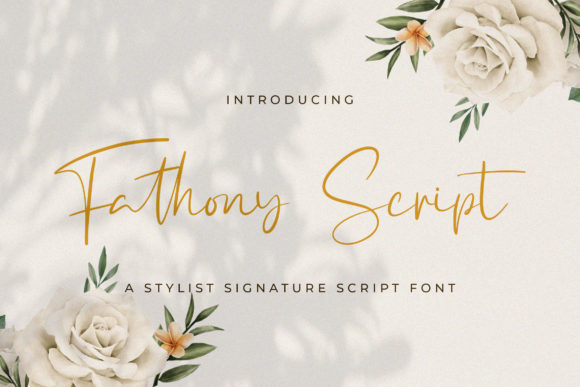 Fathony Font