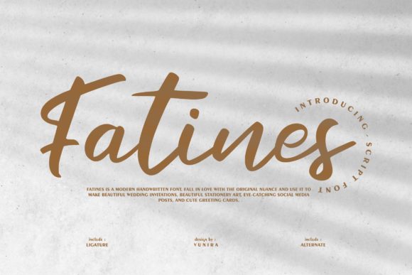 Fatines Font Poster 1