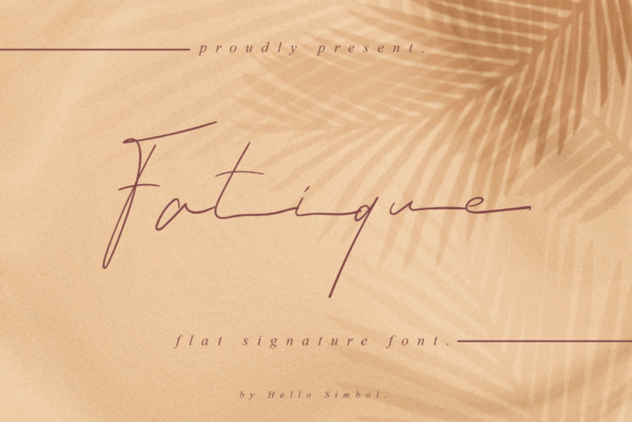 Fatique Font Poster 1