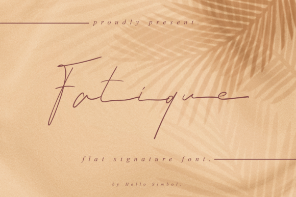 Fatique Font Fatique Font Poster 1