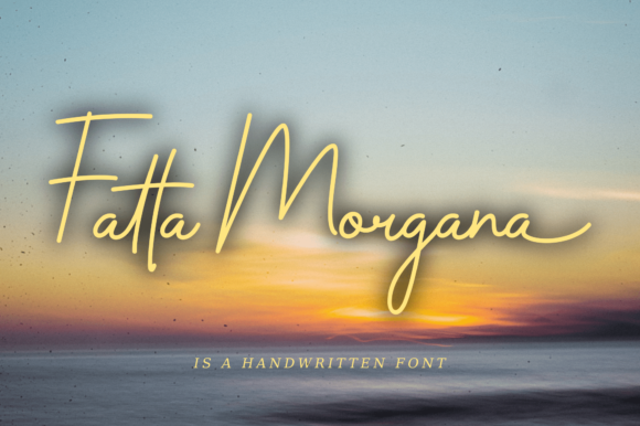 Fatta Morgana Font Fatta Morgana Font Poster 1