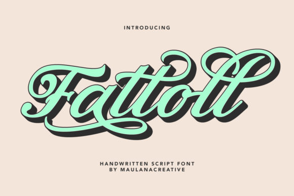 Fattoll Font Poster 1