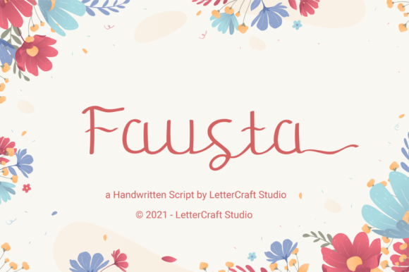 Fausta Font Poster 1