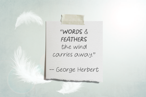 Feather Things Font Poster 2