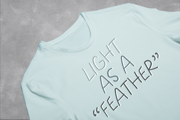 Feather Things Font Poster 6