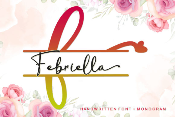 Febriella Font Poster 1