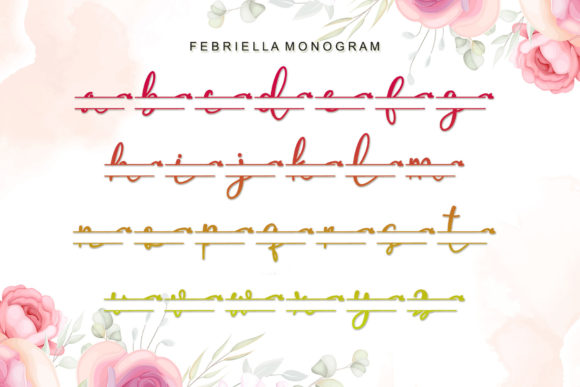 Febriella Font Poster 11