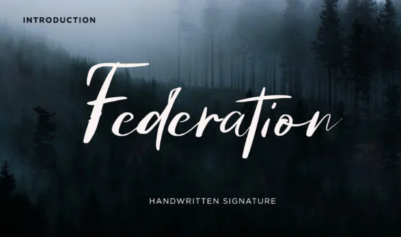 Federation Font Federation Font Poster 1