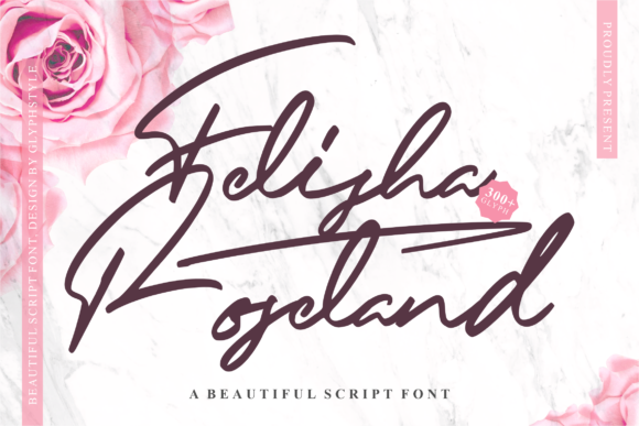 Felisha Roseland Font Poster 1