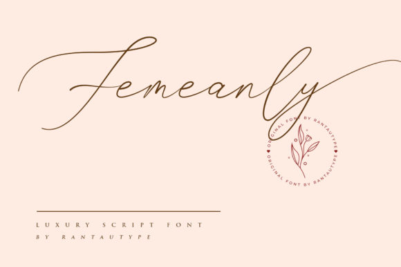 Femeanly Font Poster 1