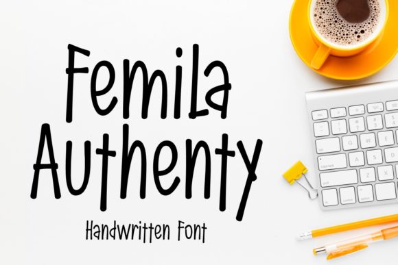 Femila Authenty Font Poster 1