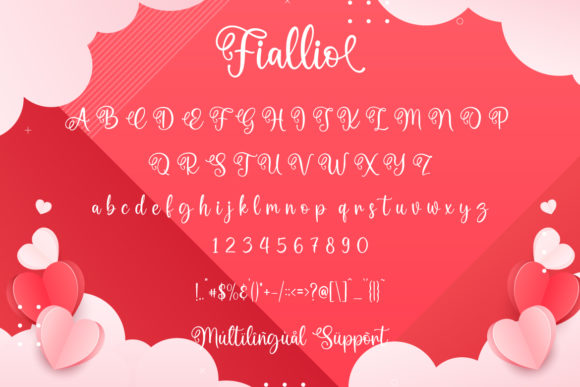 Fiallio Font Poster 6