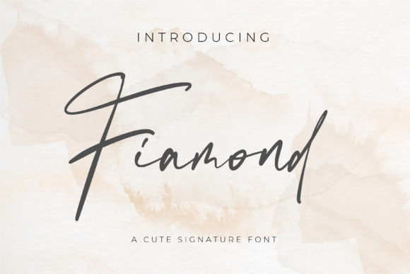 Fiamond Font Poster 1