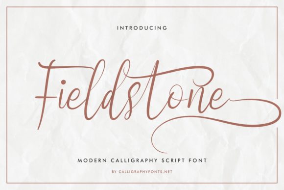 Fieldstone Font Poster 1