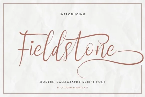 Fieldstone Font Fieldstone Font Poster 1