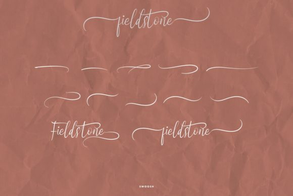 Fieldstone Font Poster 9