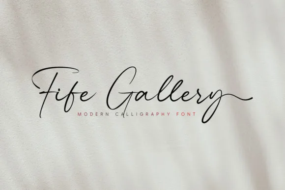 Fife Gallery Font Fife Gallery Font Poster 1