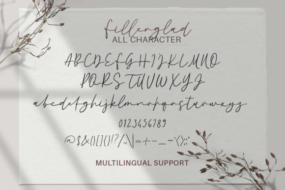Fillerglad Font Poster 5