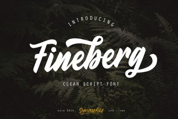 Fineberg Font Poster 1