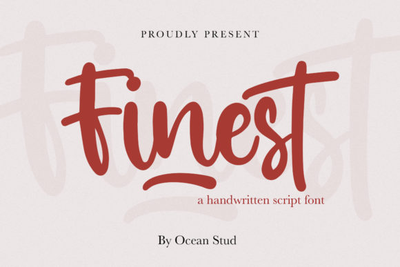 Finest Font Poster 1