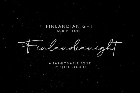 Finlandianight Font Poster 1