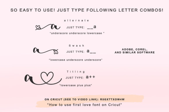 First Love FD Font Poster 8