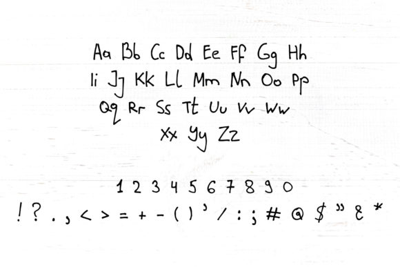 First School Font Poster 6