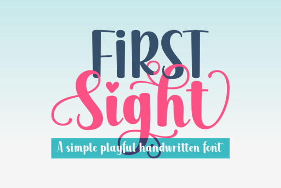 First Sight Font Poster 1