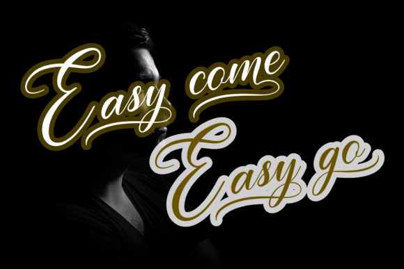 Firsthand Calligraphy Font Poster 4