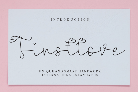 Firstlove Font Firstlove Font Poster 1