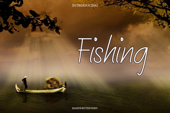 Fishing Font Poster 1