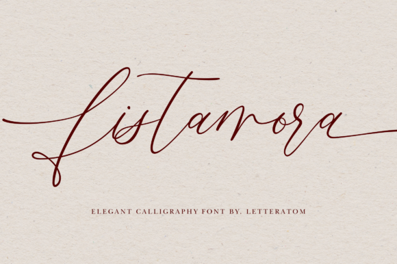 Fistamora Font Fistamora Font Poster 1
