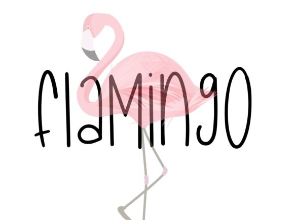 Flamingo Font Poster 1