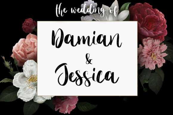 Floral Dream Font Poster 3