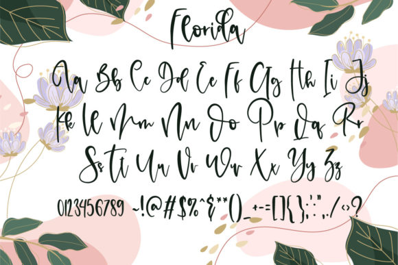Florida Font Poster 10