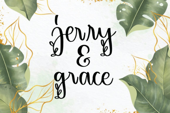 Florishy Font Poster 3