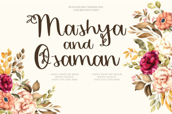 Florishy Font Poster 5