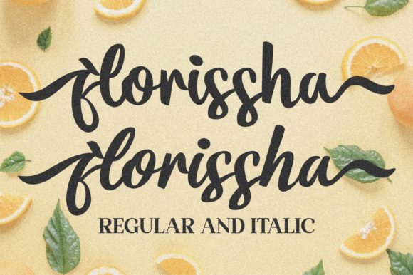 Florissha Font Poster 5