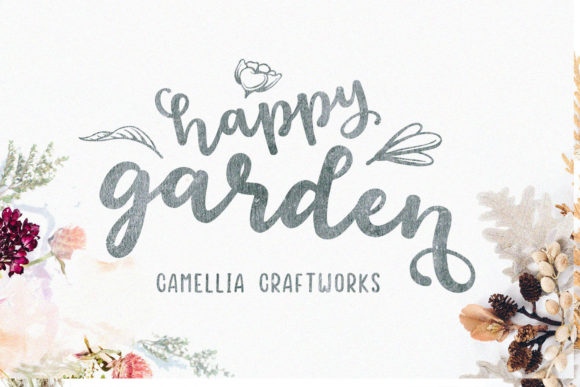Floristy Font Poster 14