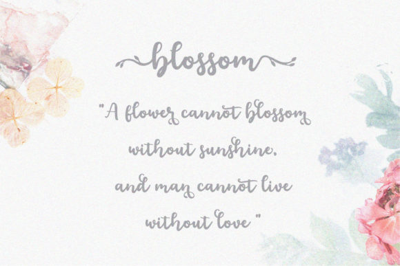 Floristy Font Poster 5