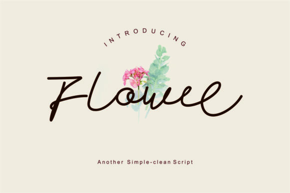 Flowee Font Poster 1