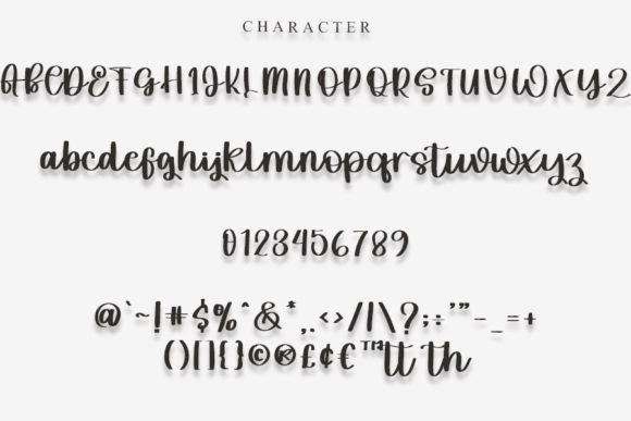 Flower Font Poster 5