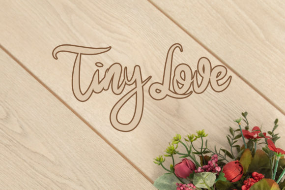 Flower Bee Font Poster 5