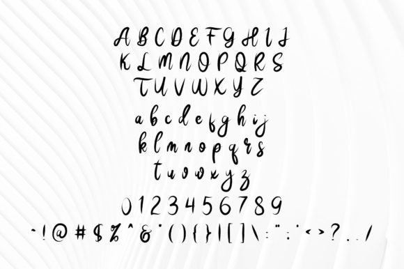 Flower Bee Font Poster 7