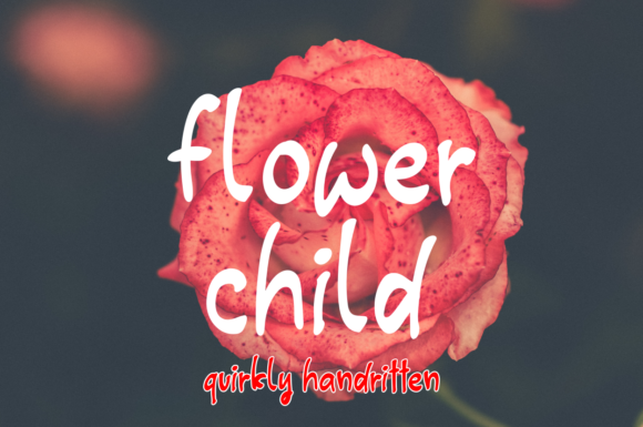 Flower Child Font Poster 1