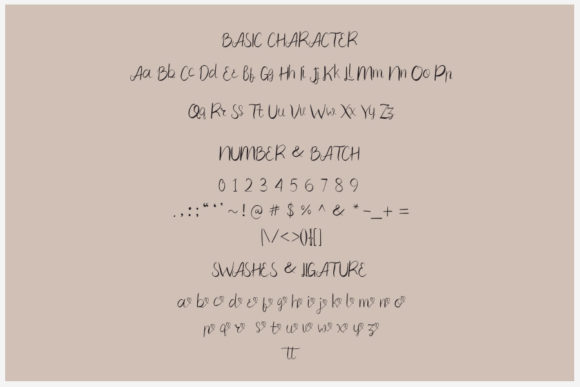 Flower Love Font Poster 2