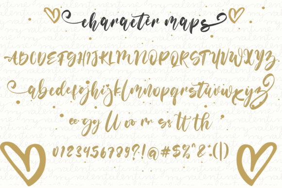 Flower Winter Font Poster 11