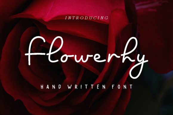 Flowerhy Font Poster 1